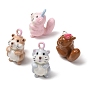 Alloy Enamel Pendants, Marmot Charms