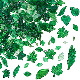 130 шт 5 стили прозрачные акриловые подвески, лист