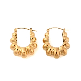 Ионное покрытие (ip) 304 серьги-гвоздики из нержавеющей стали для женщин, U-образный