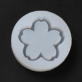 DIY Quicksand Silicone Molds, Resin Casting Molds, for UV Resin, Epoxy Resin Craft Making, Sakura