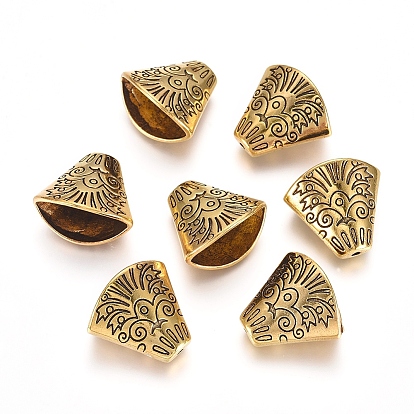 Тибетский сплав, треугольные, без кадмия и без свинца, 18x20.5x11.5 мм, Отверстие : 2 мм , около 217 шт / 1000 г