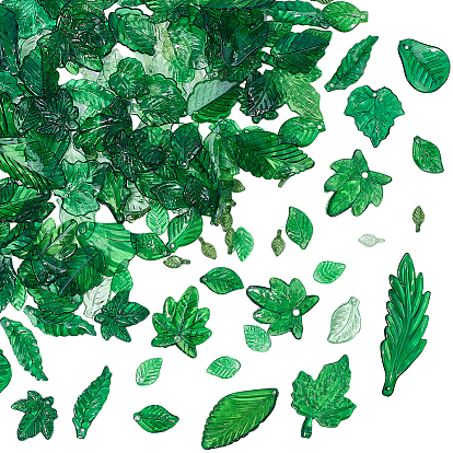 130 шт 5 стили прозрачные акриловые подвески, лист