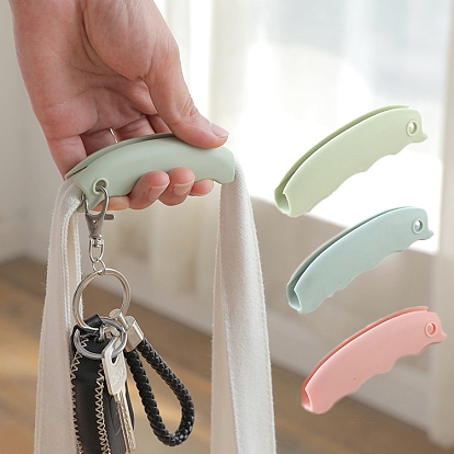 Silicone Bag Handle, Soft Holder Carrier with Keyhole for Grocery Bags