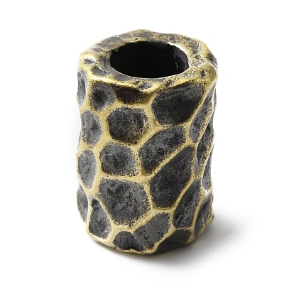 Латуни европейского бисера, бусины с большим отверстием, колонка