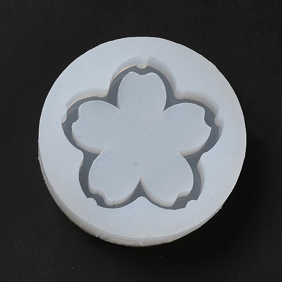 DIY Quicksand Silicone Molds, Resin Casting Molds, for UV Resin, Epoxy Resin Craft Making, Sakura
