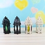 Vintage Castle Hollow Windproof Iron Candle Holder, for Wedding Home Decoration Ramadan Gift