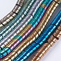 Electroplate Non-magnetic Synthetic Hematite Beads Strands, Grade AA, Triangle