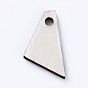Natural Wood Pendants, Undyed, Laser Cut Wood Shape, Wood Slice, Trapezoid