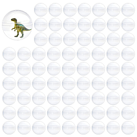 100 capsules d'œufs pour distributeur automatique de pièces en PP, capsules de stockage