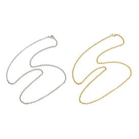 3мм 304 ожерелья из нержавеющей стали с цепочкой роло