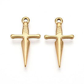 304 подвески из нержавеющей стали, ионное покрытие (ip), меч прелести