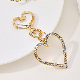 Sparkling Heart Keychain: Fashionable and Elegant Gift for Bags, Cars & Keys