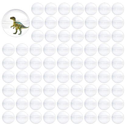 100 capsules d'œufs pour distributeur automatique de pièces en PP, capsules de stockage