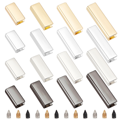 16шт 16 стиль цинковый сплав сумка декоративные пряжки края, оборудование для конца ремня