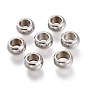 202 Stainless Steel Beads, Rondelle