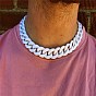 Bold and Edgy Acrylic Cuban Link Choker for Men and Women