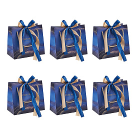 Прямоугольник со словом бумажные ручные сумки, с нейлоновой ручкой и лентой, для хранения подарочной упаковки