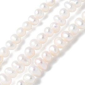 Нити из натурального культивированного пресноводного жемчуга, картофель