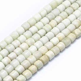 Natural Myanmar Jade Beads Strands, Column