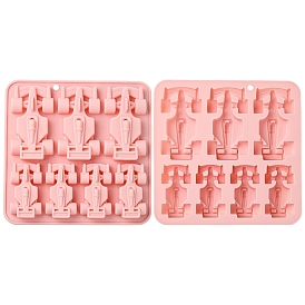 Moldes de silicona con forma de coche de carreras