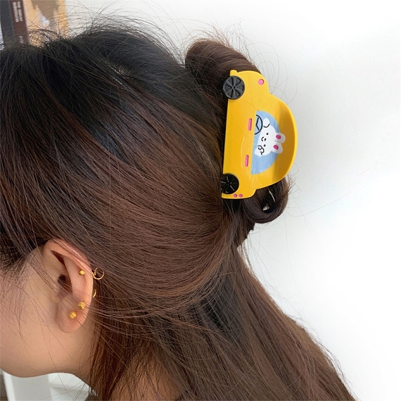 Заколки для волос с когтями из ацетата целлюлозы (смола), аксессуары для волос для женщин и девочек