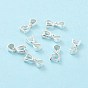 925 Sterling Silver Ice Pick Pinch Bails, Triangle
