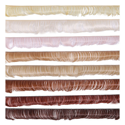 8 шт. 8 стили кукольный парик с короткой челкой из термостойкого волокна, для поделок девушки bjd makings аксессуары