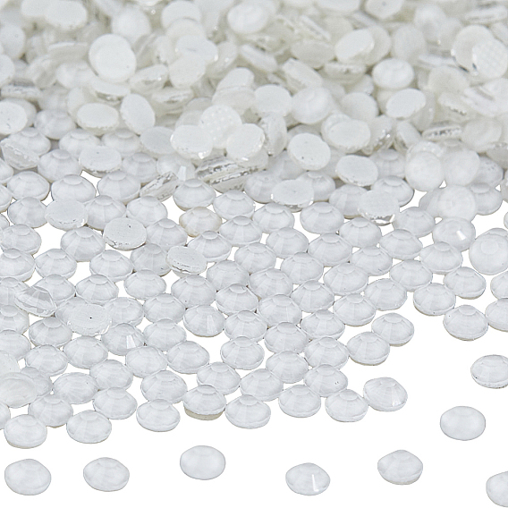 2160шт. горячая фиксация стразами, стеклянные горные хрустальные плоские задние кабошоны, полукруглый