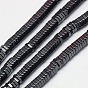 Non-magnetic Synthetic Hematite Beads Strands, Hexagon, Grade A