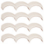 28Pcs Decorative Wood Fan Shape Trim, Home Wall Moulding Trim Edge