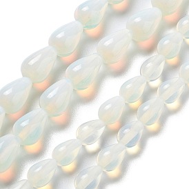 Opalite Beads Strands, Teardrop