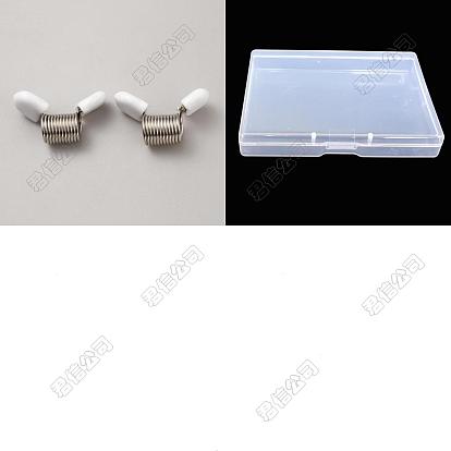 Mini pinces à ressort en acier inoxydable pour la fabrication de bijoux en perles