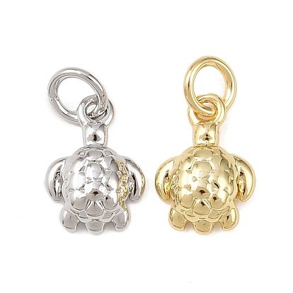 Латунные подвески, черепаховые чары, без кадмия и без свинца, стойки покрытие, долговечный, с целью перехода в кольце