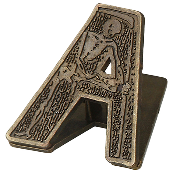 Зажимы из сплава, для бумажного документа, школьные офисные принадлежности, античная бронза