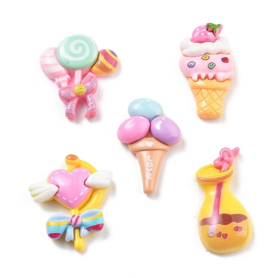 Мультфильм смолы кабошоны, имитация еды