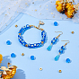 Nbeads 113pcs Evil Eye Beads Kit for DIY Jewelry Making, Including Evil Eye Lampwork Beads, Brass Rhinestone Spacer Beads