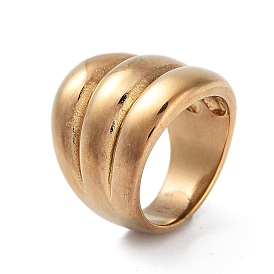 Ионное покрытие (IP) 304 широкие кольца из нержавеющей стали для женщин и мужчин