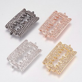 Латунные микро проложить кубических ссылки циркония, лезвие