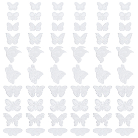 60 шт. 10 стили полиэфирное кружево бабочка украшения аксессуары