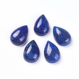 Natural Lapis Lazuli Cabochons, Dyed, Drop