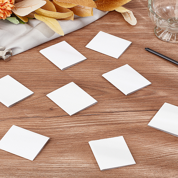 8 pcs tiras de sellado autoadhesivas de espuma y PU, Para esquinas de puertas y ventanas, Rectángulo