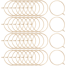 100 шт 316 хирургическая нержавеющая сталь бокалы подвески кольца, обручание серьги, DIY материал для баскетбола обруча серьги жены