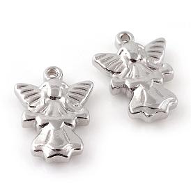 201 Stainless Steel Pendants, Angel