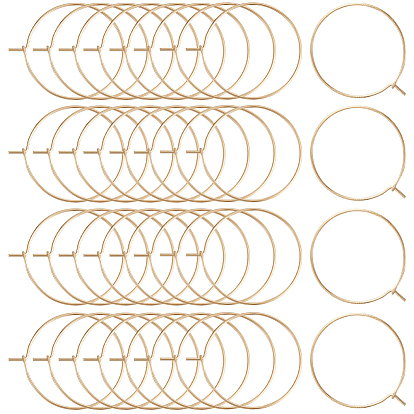 100 шт 316 хирургическая нержавеющая сталь бокалы подвески кольца, обручание серьги, DIY материал для баскетбола обруча серьги жены