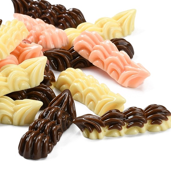 Смола декодирует кабошоны, имитация еды, шоколадный крем