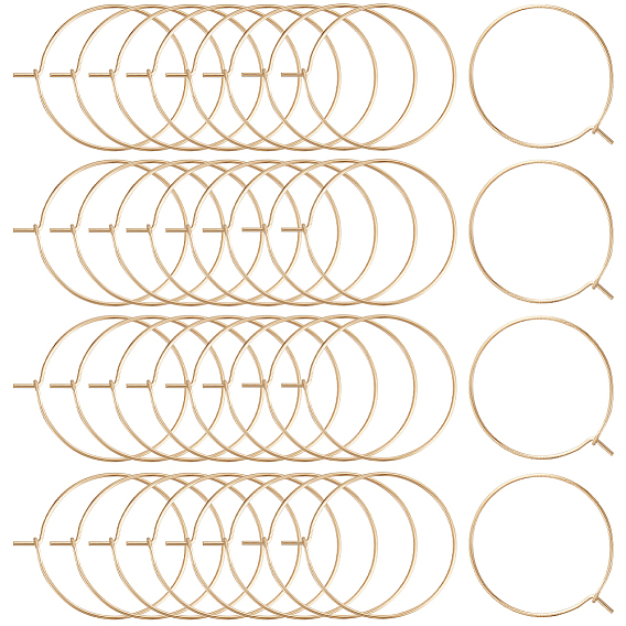 100 шт 316 хирургическая нержавеющая сталь бокалы подвески кольца, обручание серьги, DIY материал для баскетбола обруча серьги жены