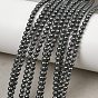 Natural Black Stone Beads Strands, Smooth Round