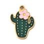 304 нержавеющей стальной эмали подвески, кактус с цветочными подвесками