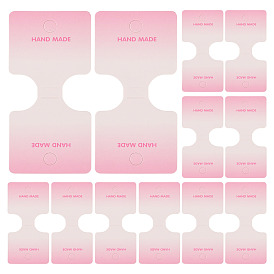 50Pcs Folding Paper Jewelry Display Cards, Used for Bracelets and Hair Ties