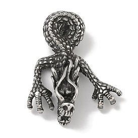 304 подвески из нержавеющей стали, большой драконий талисман